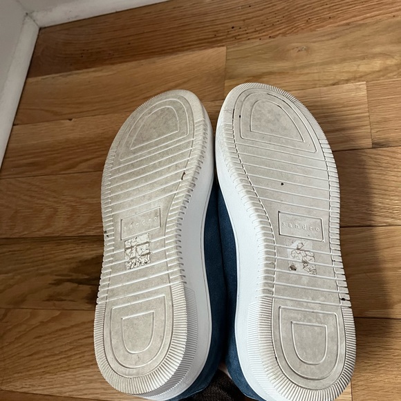 Sandro blue suede sneaker - Picture 5 of 5